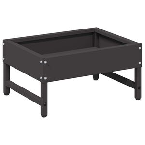 vidaXL Vogel-Feeder Schwarz 34 x 26 x 16 cm Kaltgewalzter Stahl