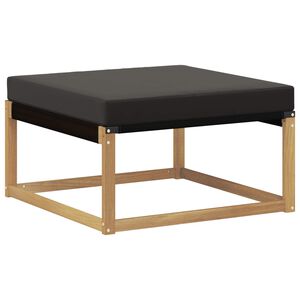 vidaXL Outdoor-Fu&szlig;hocker Massivholz Akazie Wei&szlig;