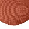 vidaXL Sitzkissen 2 pcs Rot-Orange &Oslash; 50 cm Cordstoff
