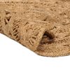 vidaXL Teppich Jute Handgeflochten 150 cm Rund