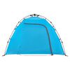 vidaXL Kuppel-Campingzelt 3 Personen Blau Quick Release