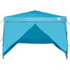 vidaXL Pop-up Pavillon Zelt Blau 300 x 300 cm Stoff