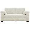 vidaXL Zweisitzer-Sofa Creme 140 cm Samt