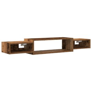 vidaXL Wandmontierter TV-Schrank Wandhalterung Altholz