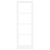 vidaXL Interior T&uuml;r ORKDAL Wei&szlig; grundiert 73,5 x 211 cm