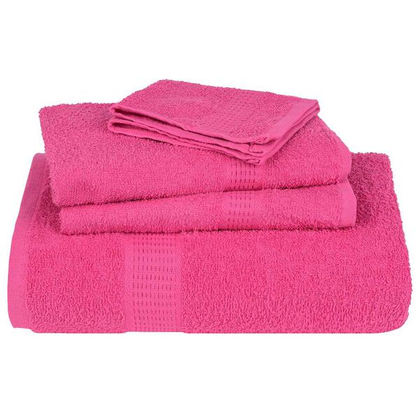 vidaXL Handtücher FROGN 10 Stk. Rosa 50x100 cm 360 g/m²