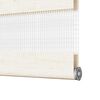vidaXL Doppelrollo Marmorbeige 60x150 cm Stoffbreite 55,9 cm Polyester