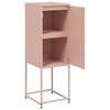 vidaXL Highboard Rosa 36x39x107 cm Stahl