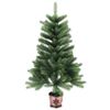 vidaXL K&uuml;nstlicher Weihnachtsbaum Naturgetreue Nadeln 65 cm Gr&uuml;n
