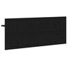 vidaXL Wandmontierter nachttisch Schwarz Eichen-Optik 100 x 40 x 12 cm