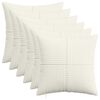 vidaXL Kissenbezug 6 stk. ALMELO Creme 40 x 40 cm Cord