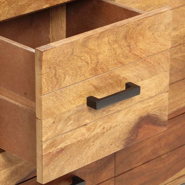vidaXL Sideboard 58x30x75 cm Massivholz Akazie