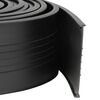 vidaXL Garage T&uuml;rdichtung Schwarz 70 x 6 mm 2,5 m PVC