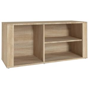 vidaXL Schuhregal Sonoma-Eiche 100x35x45 cm Holzwerkstoff