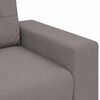 vidaXL Loveseat-Sofa Taupe 120 cm Stoff