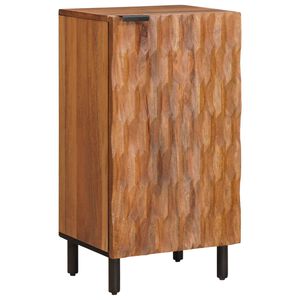 vidaXL Sideboard mit Speicher Akazienbraune Oberfl&auml;che 40 x 33 x 75 cm