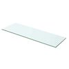 vidaXL Regalboden Glas Transparent 60x15 cm