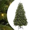 vidaXL K&uuml;nstlicher Weihnachtsbaum 300 cm 300 LEDs Warmes Wei&szlig; Gr&uuml;n