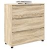 vidaXL Aufbewahrungsschrank Sonoma-Eiche 80 x 31 x 81 cm Holzwerkstoff