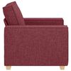 vidaXL Sofa Stuhl Weinrot 100x78x84 cm Stoff