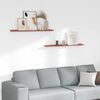 vidaXL Wandregal mit Regal 2 pcs Rot 100 x 9 x 3 cm Holzwerkstoff