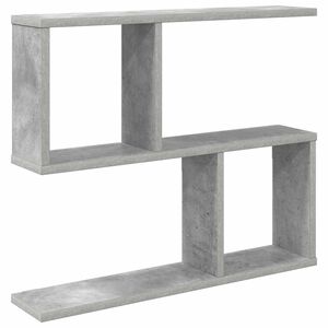 vidaXL Wandregal Betongrau 60 x 12 x 50,5 cm Holzwerkstoff