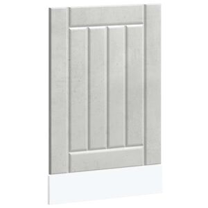 vidaXL Geschirrsp&uuml;lerblende Lucca Betongrau Holzwerkstoff