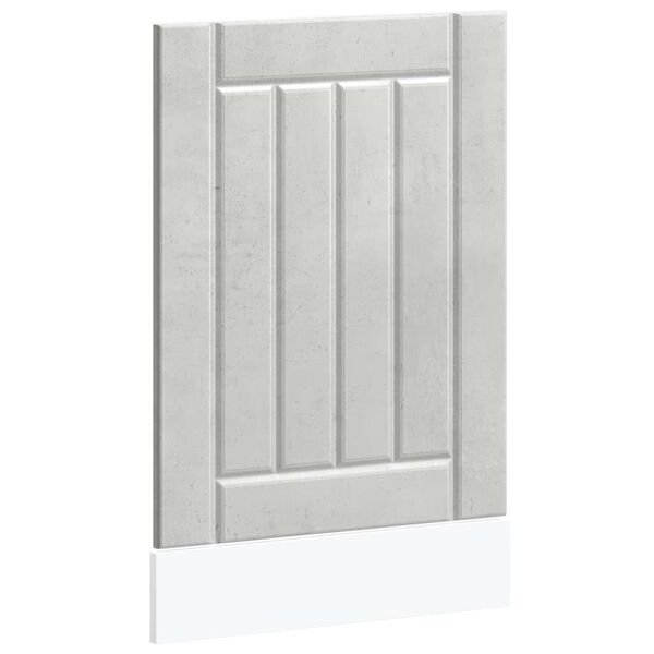 vidaXL Geschirrspülerblende Lucca Betongrau Holzwerkstoff