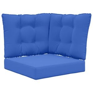 vidaXL Sofakissen f&uuml;r drau&szlig;en Polyester K&ouml;nigsblau 50,5 x 50,5 cm