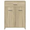 vidaXL Badezimmerschrank Sonoma-Eiche 60x33x80 cm Holzwerkstoff