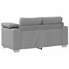 vidaXL Sofa 3 pcs Wolkengrau Leinenmischgewebe