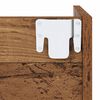 vidaXL Schuhschrank 2 pcs Altholz 60 x 18 x 90 cm Holzwerkstoff