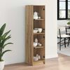 vidaXL Highboard Artisan-Eiche 35 x 37 x 142 cm Holzwerkstoff
