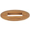 vidaXL Bierkastentisch Teak 70 cm