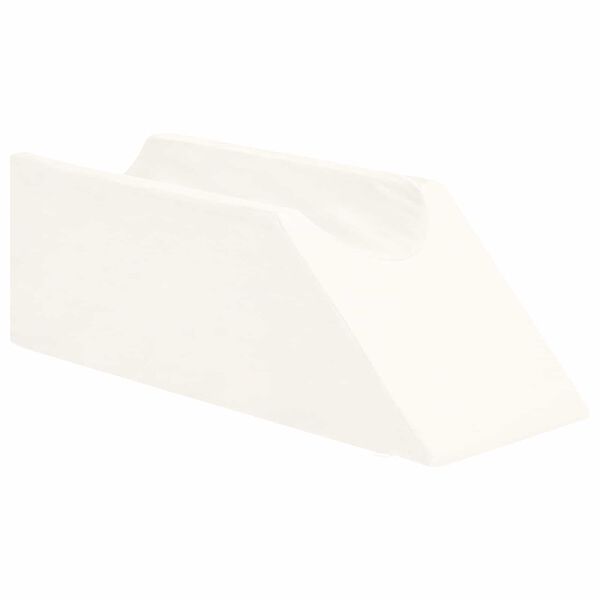 vidaXL Bein Kissen Uni Wei&szlig;