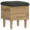 vidaXL Aufbewahrungsbank mit Kissen Artisan-Eiche 42 x 42 x 46 cm