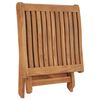 vidaXL Klappbarer Fußhocker 46,5×49×41,5 cm Massivholz Teak