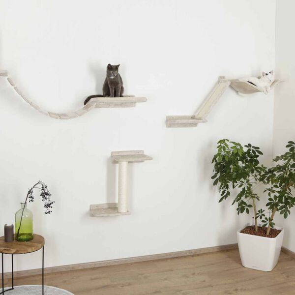 Kerbl Katzen-Kletterwand Mount Everest Holz Beige