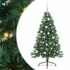 vidaXL K&uuml;nstlicher vorbeleuchteter Weihnachtsbaum Gr&uuml;n 120 cm PVC