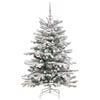 vidaXL K&uuml;nstlicher klappbarer Weihnachtsbaum Wei&szlig; 120 cm PE und PVC