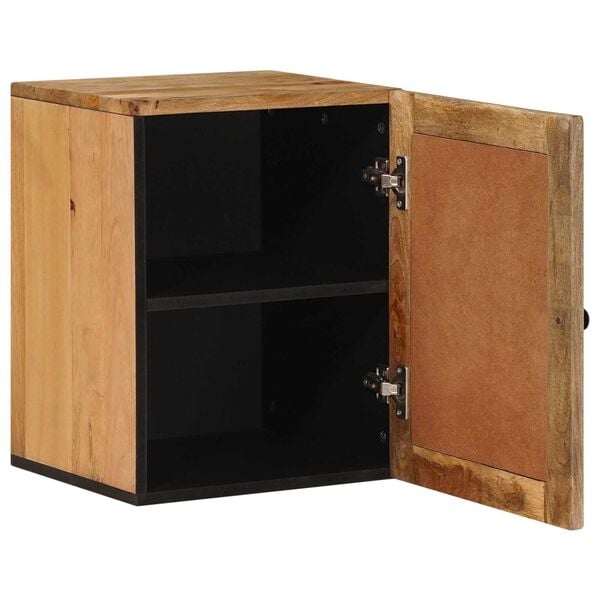 vidaXL Badezimmer H&auml;ngeschrank mit Speicher Natur 38 x 33,5 x 48 cm