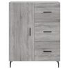 vidaXL Highboard Grau Sonoma 69,5x34x180 cm Holzwerkstoff