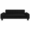 vidaXL Hundebett Schwarz 90x53x30 cm Stoff