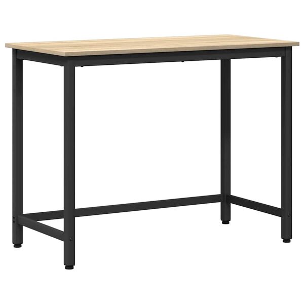 vidaXL Tisch Sonoma-Eiche 80 x 50 x 76,5 cm Ingenieure Holz und Stahl