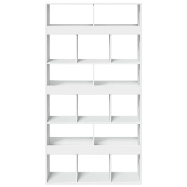 vidaXL Bücherregal Weiß 100x33x187,5 cm Holzwerkstoff