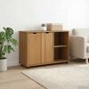 vidaXL Rollschrank Honigbraun 100 x 39 x 65,5 cm Massivholz Kiefer
