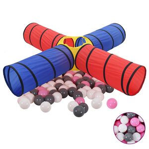vidaXL Spieltunnel mit 250 B&auml;llen Mehrfarbig