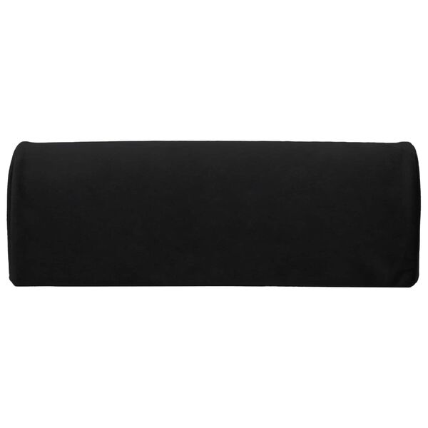 vidaXL Fu&szlig;st&uuml;tzenkissen Uni Schwarz 42 x 18 x 13 cm