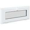 vidaXL Kellerfenster RISOR 90 x 40 cm PVC und Glas Anthrazit