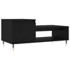 vidaXL Couchtisch Schwarz 100x50x45 cm Holzwerkstoff